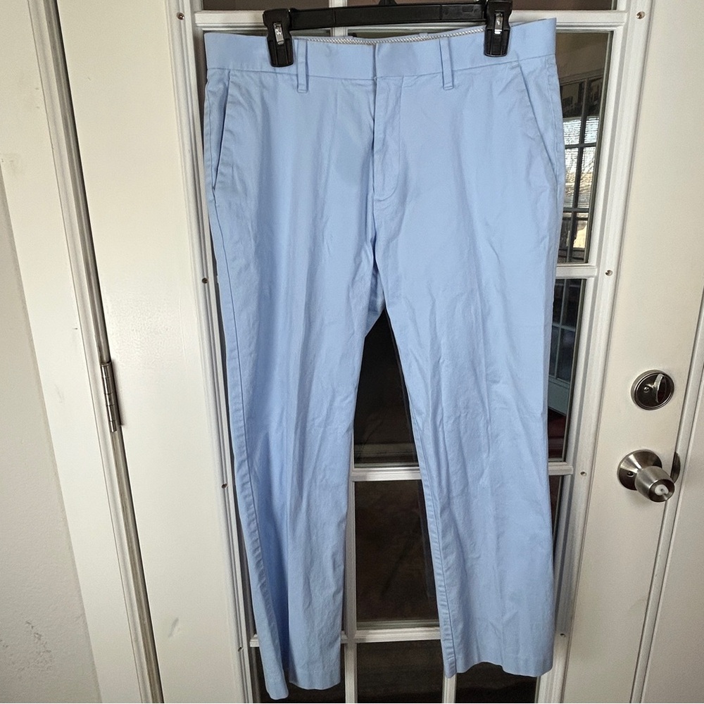 Light Blue Murano Men’s Flat Front Chino Pants 32x30